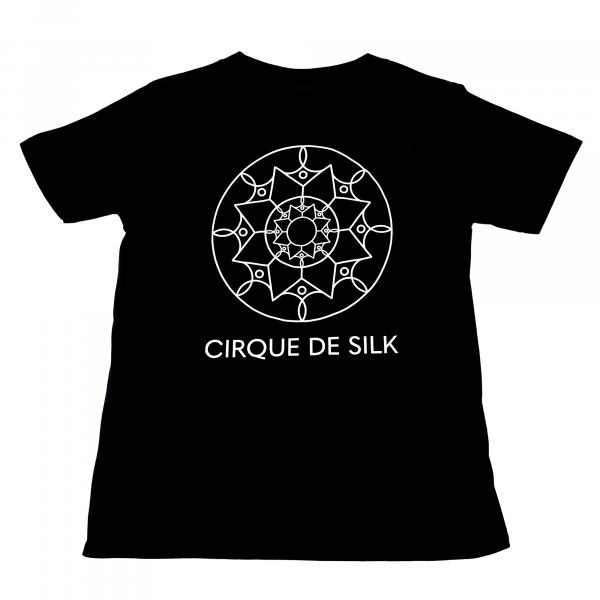 Cirque De Silk Unisex T-Shirt Black, back